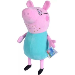 Jucarie de plus peppa pig tata wutz 37cm