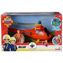 Elicopterul Wallaby si figurina Tom Thomas Pompierul Sam