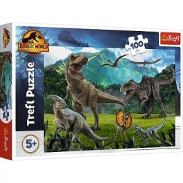 Puzzle 100 piese Jurassic World Lumea dinozaurilor Trefl