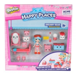 Pachet Kit-ul de bun-venit Shopkins Happy Places Dreamy Bear