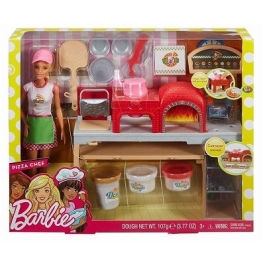 Set pizzerie Barbie cu papusa Mattel