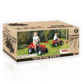 Tractor cu pedale Ranchero 52x81. 5x45 cm rosu