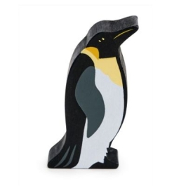 Figurina Pinguin regal din lemn premium