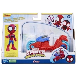 Spidey si prietenii extraordinari. Set motocicleta si figurina Spidey 10 cm