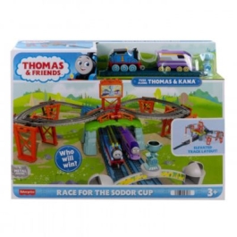 Set de joaca motorizat Cursa Sodor Thomas