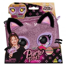 Purse Pets Rainbow lights Gentuta interactiva Purdy Purrfect Spin Master