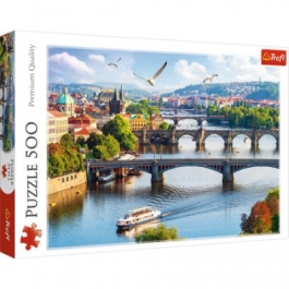 Puzzle 500. Orasul Praga Trefl