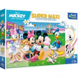 Puzzle Primo 24 super maxi Disney. Mickey la targ Trefl