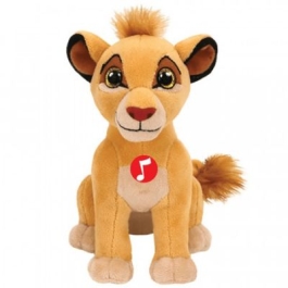 Plus 15 cm Beanie Babies Disney Regele leu Simba cu sunete Ty