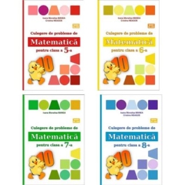 Pachet Complet Culegerile de probleme de matematica PUISORUL clasele 5 6 7 si 8 - Ioana Monalisa Manea
