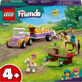 LEGO Friends. Remorca cu ponei si cal 42634 105 piese