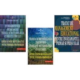 Pachet 3 carti. Teoria si metodologia curriculumului instruirii evaluarii si Tratat de management educational - Musata-Dacia Bocos