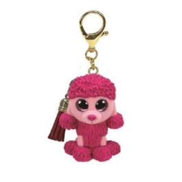 Plus breloc 8. 5 cm Mini Boos Patsy Poodle roz Ty