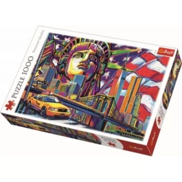 Puzzle 1000 piese New York in culori Trefl