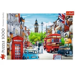 Puzzle 1000 piese Strada in Londra Trefl
