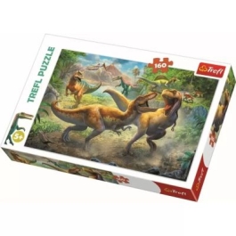 Puzzle 160 Tyrannosauri in lupta Trefl