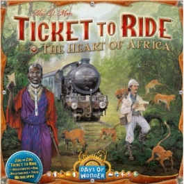 Joc de societate Ticket to Ride extensie Collection Heart of Africa limba engleza
