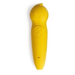 Husa silicon pentru protectie Raspundel Istetel galben pentru creionul Albi