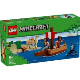 LEGO Minecraft. Calatorie pe corabia de pirati 21259 166 piese