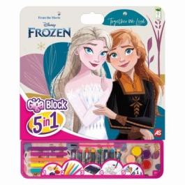 Set pentru desen Giga block 5 in 1 Frozen As Games