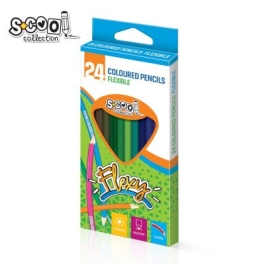 Creioane Color Flexibile 24 Culori/Set S-COOL