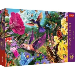 Puzzle 1000 piese Premium Plus Teatime. Gradina cu colibri Trefl