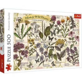 Puzzle 500. Plante si flori salbatice Trefl