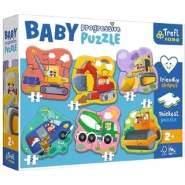 Puzzle Primo Baby Progressive. Vehicule Trefl