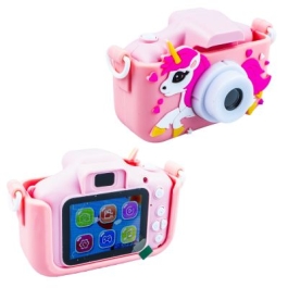 Aparat Foto pentru copii model unicorn roz