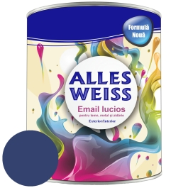 ALLES WEISS EMAIL ALCHIDIC ALBASTRU MEDIU 65 - C0.6L