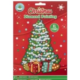 Set creativ cu tematica Craciun Diamond Painting Brad