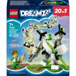 LEGO DREAMZzz. Aventurile cu roboti si vehicule ale lui Z-Blob 71487 121 piese
