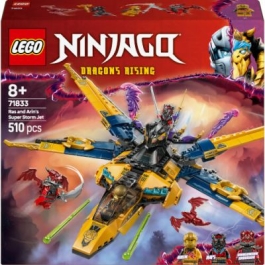 LEGO Ninjago. Superavionul cu reactie al lui Ras si Arin 71833 510 piese
