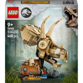 LEGO Jurassic World. Fosile de dinozaur. Craniu de Triceratops 76969 468 piese