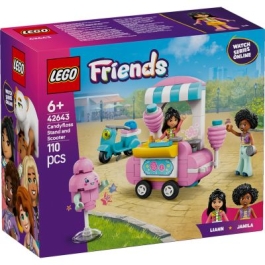 LEGO Friends. Taraba cu vata de zahar si scuter 42643 110 piese