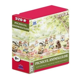 Picnicul animalelor. Puzzle 320 piese