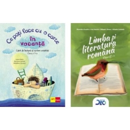 Pachet 2 caiete Ce poti face cu o carte in vacanta si Limba si literatura romana clasa a 5-a - Ioana Nanu Florentina Dumitru