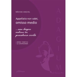 Appellatio non valet omisso medio... sau despre ordine in procedura civila - Razvan Anghel