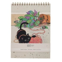 Carnet de schite Bug Art Chaton pelote Kiub