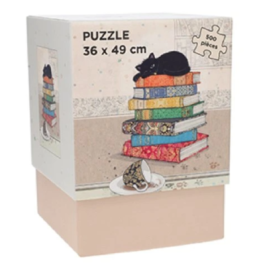 Puzzle 500 piese Bug Art Chaton Livres Kiub