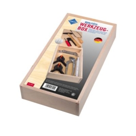 Trusa de unelte de calitate ambalate in cutie de lemn 16 piese Pebaro 460