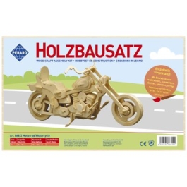Kit constructie din lemn motocicleta 96 piese Pebaro 8682