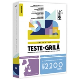 Teste-grila minispete pentru examenele de admitere in profesiile juridice. Drept civil Editia a 12-a revazuta si adaugita - Florin Motiu