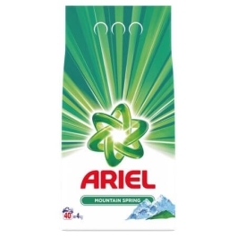 Ariel Detergent pudra pentru haine/rufe, Mountain Spring, 40 spalari, 4kg