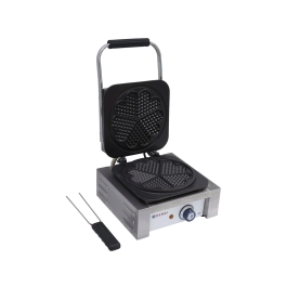 Aparat Hendi pentru vafe / waffles, 2200W, cu 5 placi in forma de inima, 32x43.7x(H)25.1 cm