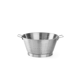 Colander inox cu 2 manere, Hendi, design solid, 400x(H)220 mm