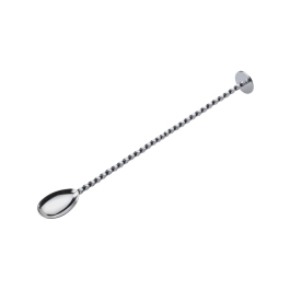 Lingurita cocktail, pentru bar, Hendi, inox, lungime 26.6 cm