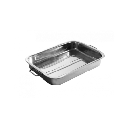 Tava cuptor din inox, Hendi, 43x31x6 cm, inox de calitate superioara