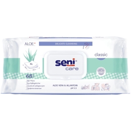 SENI CARE CLASSIC SERVETELE UMEDE INCONTINENTA 68BUC