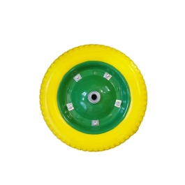 Roata poliuretanica 300-8 + Ax 16X190 mm
